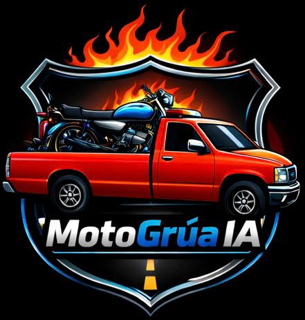 Logotipo Gruas para Motos